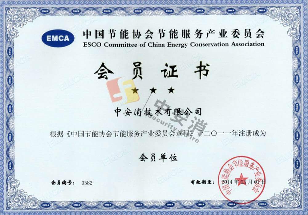 Member of ESCO Committee of China Energy Conservation Association